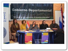 Clarisa Gallo, Alicia Torres, Alcides Abella, Conrado Guadalupe y María Olmedo